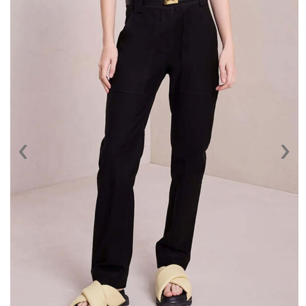 NWT A.L.C. Halston Pants in Black Size 0 - Picture 3 of 11